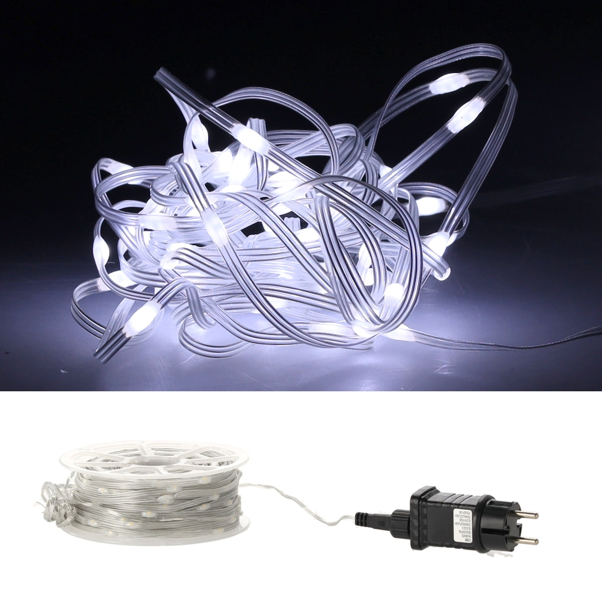 LED girlianda CHOMIK „Micro Wire Light“ 500 LED, šaltai balta, 50 m