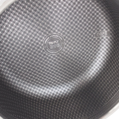 Puodas su dangčiu OSFÉ Tri-Ply, 26 cm, 7 l