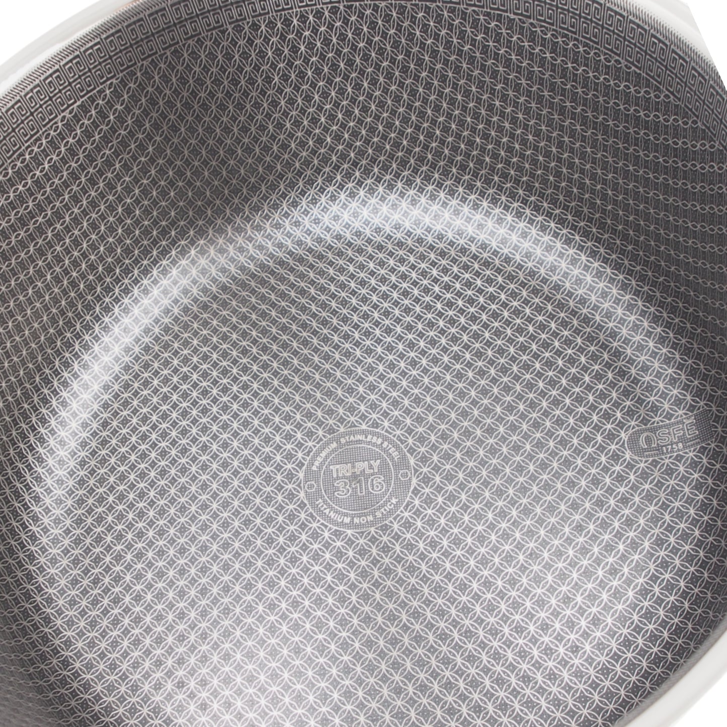 Puodas su dangčiu OSFÉ Tri-Ply, 32 cm, 12 l