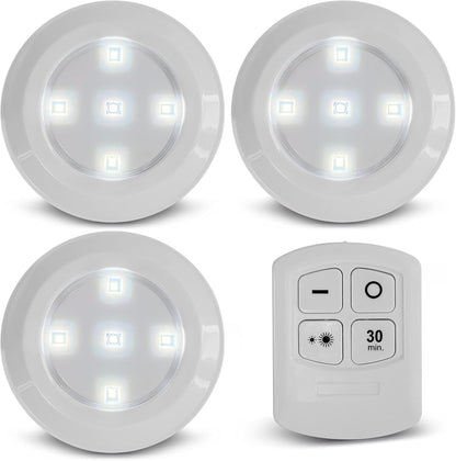 3X Led lemputės su pulteliu