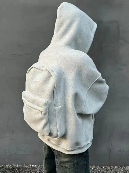 FlySmart Hoodie – Kelioninis džemperis su paslėpta kuprine
