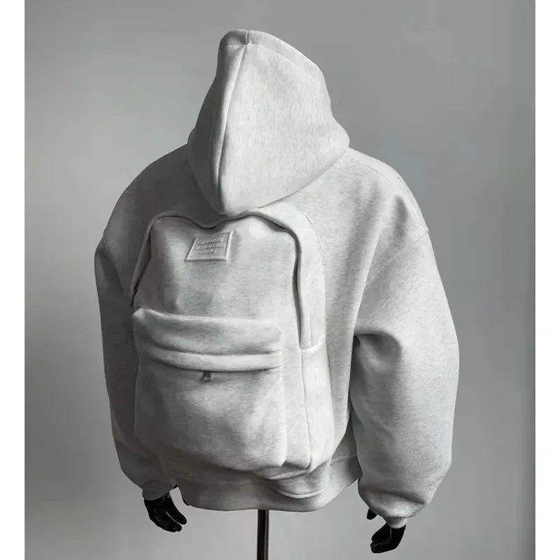 FlySmart Hoodie – Kelioninis džemperis su paslėpta kuprine