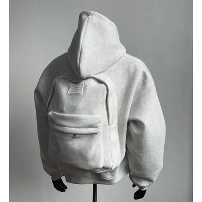 FlySmart Hoodie – Kelioninis džemperis su paslėpta kuprine