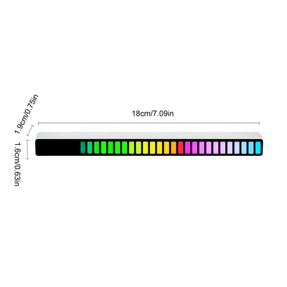 LED RGB muzikos ritmo lazdele