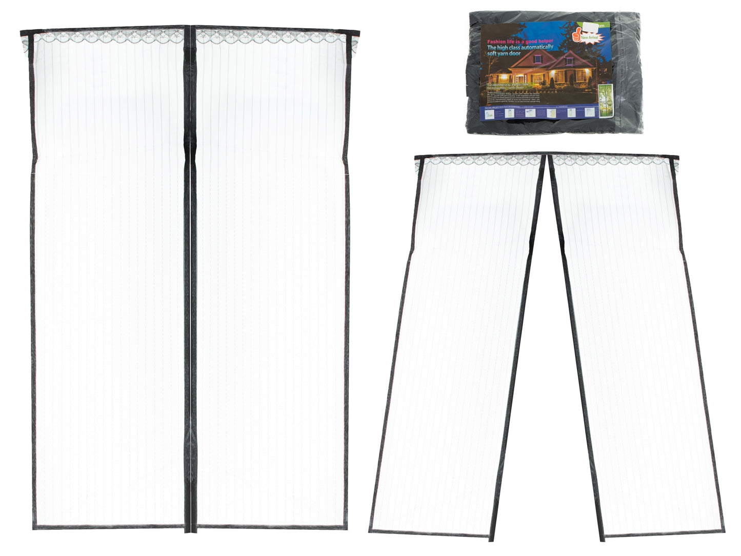 Magnetinis durų tinklelis 160x230cm