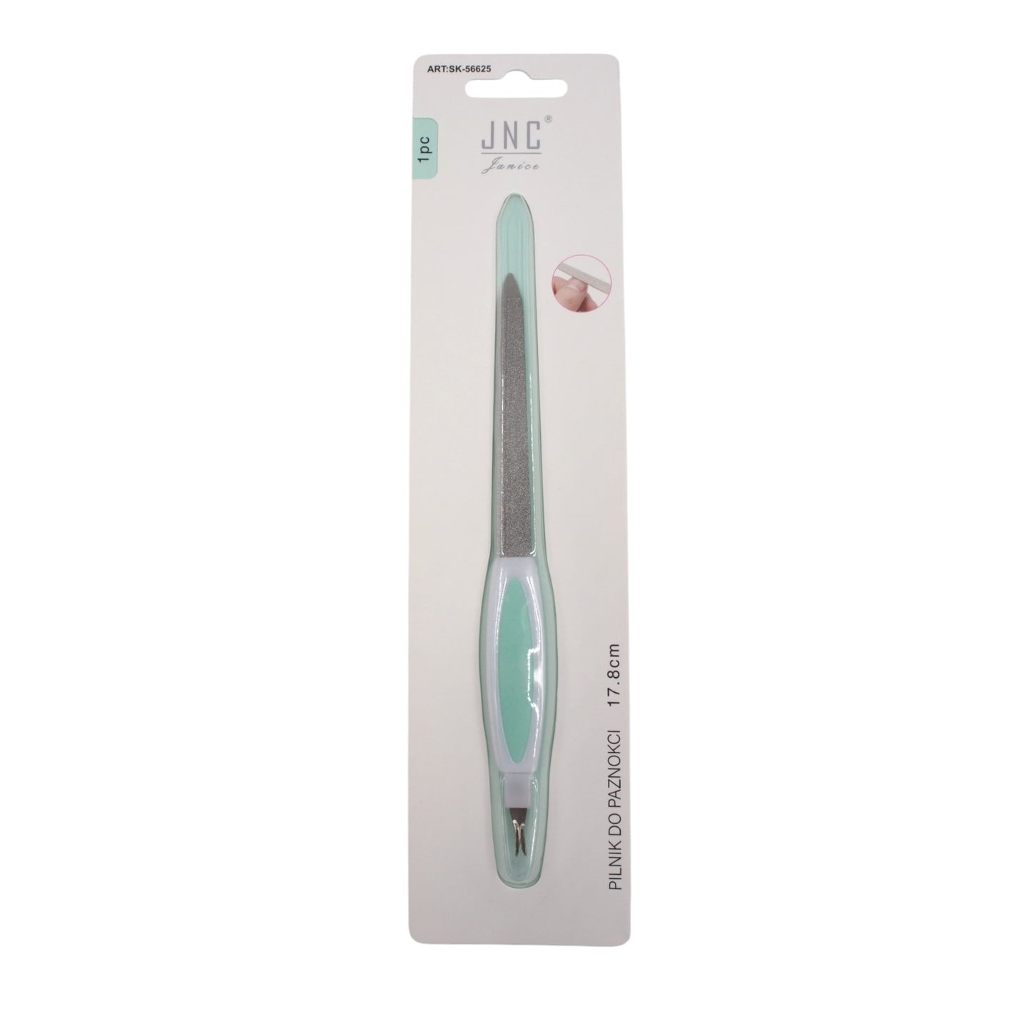 Nagų dildė su odelių stūmikliu „JNC“ – 17,8 cm