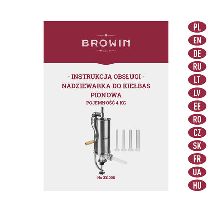 Rankinis vertikalus kimštuvas 4kg