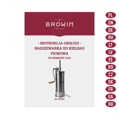 Rankinis vertikalus kimštuvas 5kg