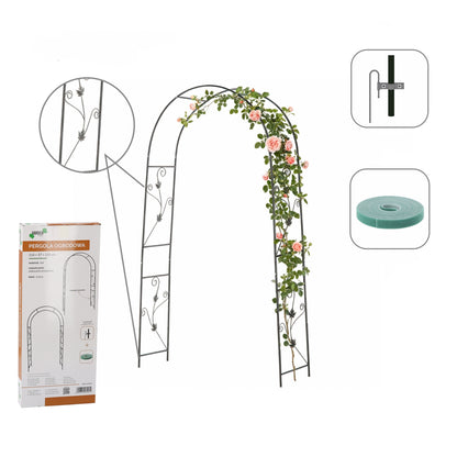 Sodo pergola su dekoracijomis 114 × 37 × 230 cm