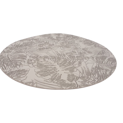38 cm apvalus stalo padėkliukas BALTAS