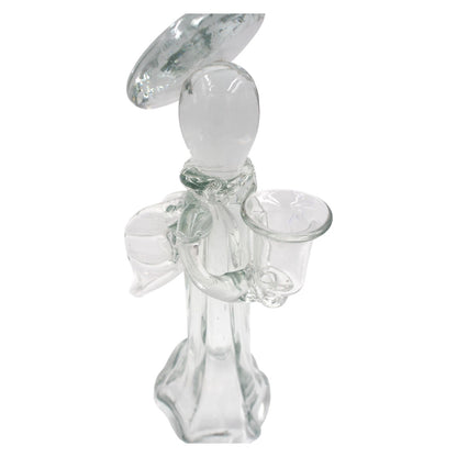 Stiklinė figūrėlė – angelas, 14x13x34 cm