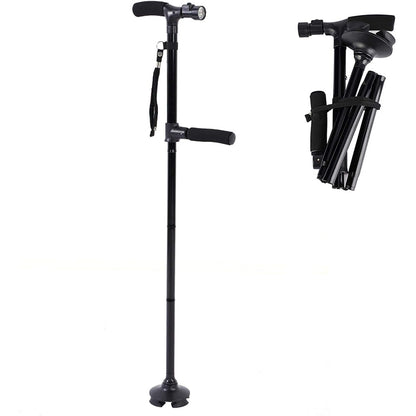 Sulankstoma lazda su LED