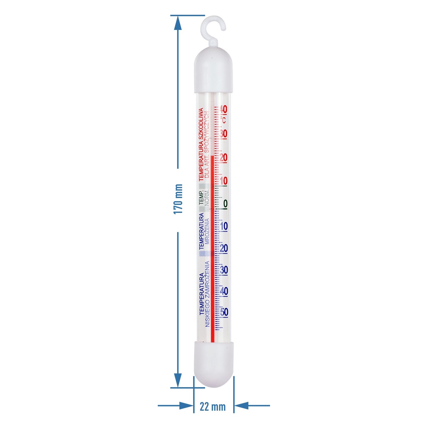 Termometras šaldytuvams ir šaldikliams (-50°C iki +40°C)