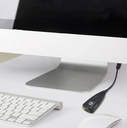 USB garso plokštė su Vitrual 7.1CH sistema
